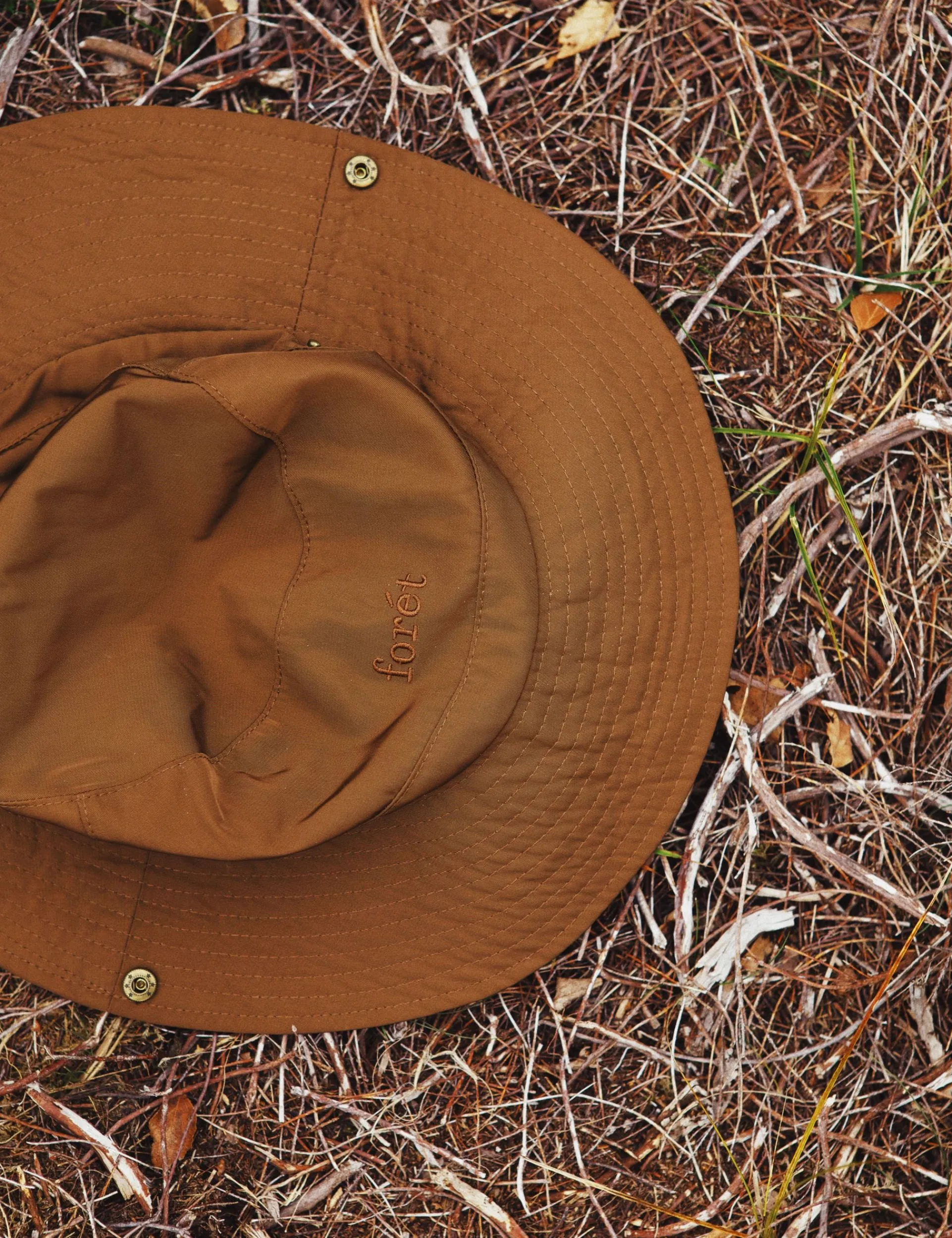Forét Goods-Abeam Bucket Hat-Brown