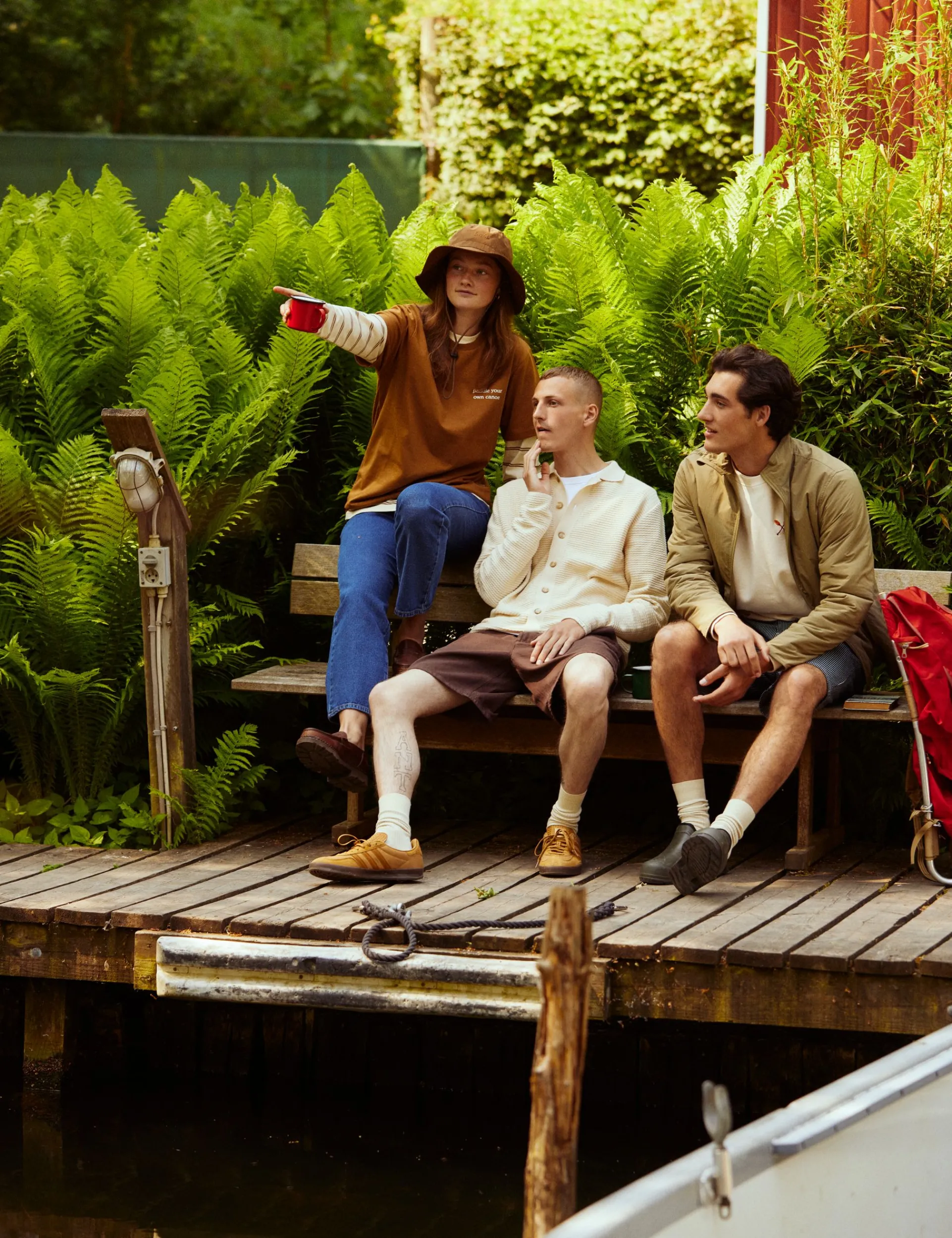 Forét Goods-Abeam Bucket Hat-Brown