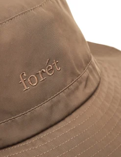 Men Forét Accessories-Abeam Bucket Hat-Brown