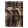 Forét Goods-Airy Wool Scarf-Brown Check