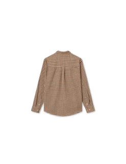 Men Forét Shirts-Alaska Check Shirt-Brown