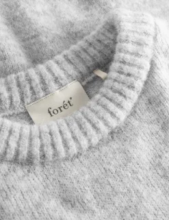 Men Forét Sweatshirts-Alpine Knit-Light Grey Melange