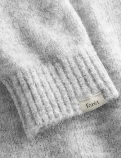 Men Forét Knitwear-Alpine Knit-Light Grey Melange