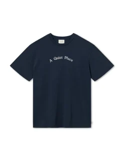 Men Forét T-Shirts-Alvar Aqp T-Shirt-Navy