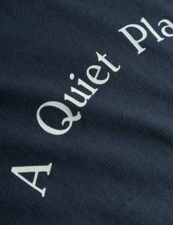 Men Forét T-Shirts-Alvar Aqp T-Shirt-Navy
