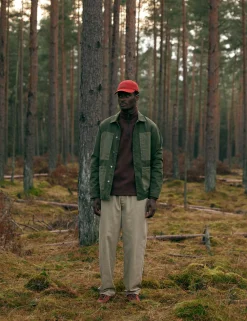 Men Forét Shirts-Amble Overshirt-Army