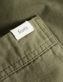 Men Forét Shirts-Amble Overshirt-Army