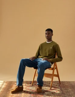 Men Forét Sweatshirts-Ash Sweatshirt-Army