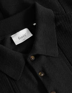 Men Forét Knitwear-Astern Longsleeve Knit-Black