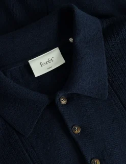 Men Forét Knitwear-Astern Longsleeve Knit-Navy
