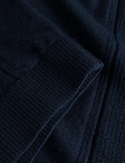 Men Forét Knitwear-Astern Short Sleeve-Navy