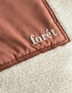 Men Forét Jackets-Astro Sherpa Vest-Cloud/Brick