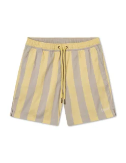 Men Forét Shorts-Away Swimshorts-Dusty Yellow/Khaki