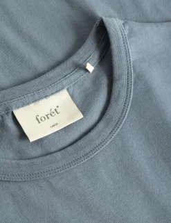 Men Forét T-Shirts-Bass T-Shirt-Vintage Blue