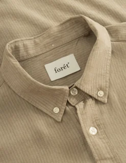 Men Forét Shirts-Beam Ripstop Shirt-Corn