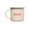 Men Forét Outdoor Goods-Bean Enamel Mug-Cloud