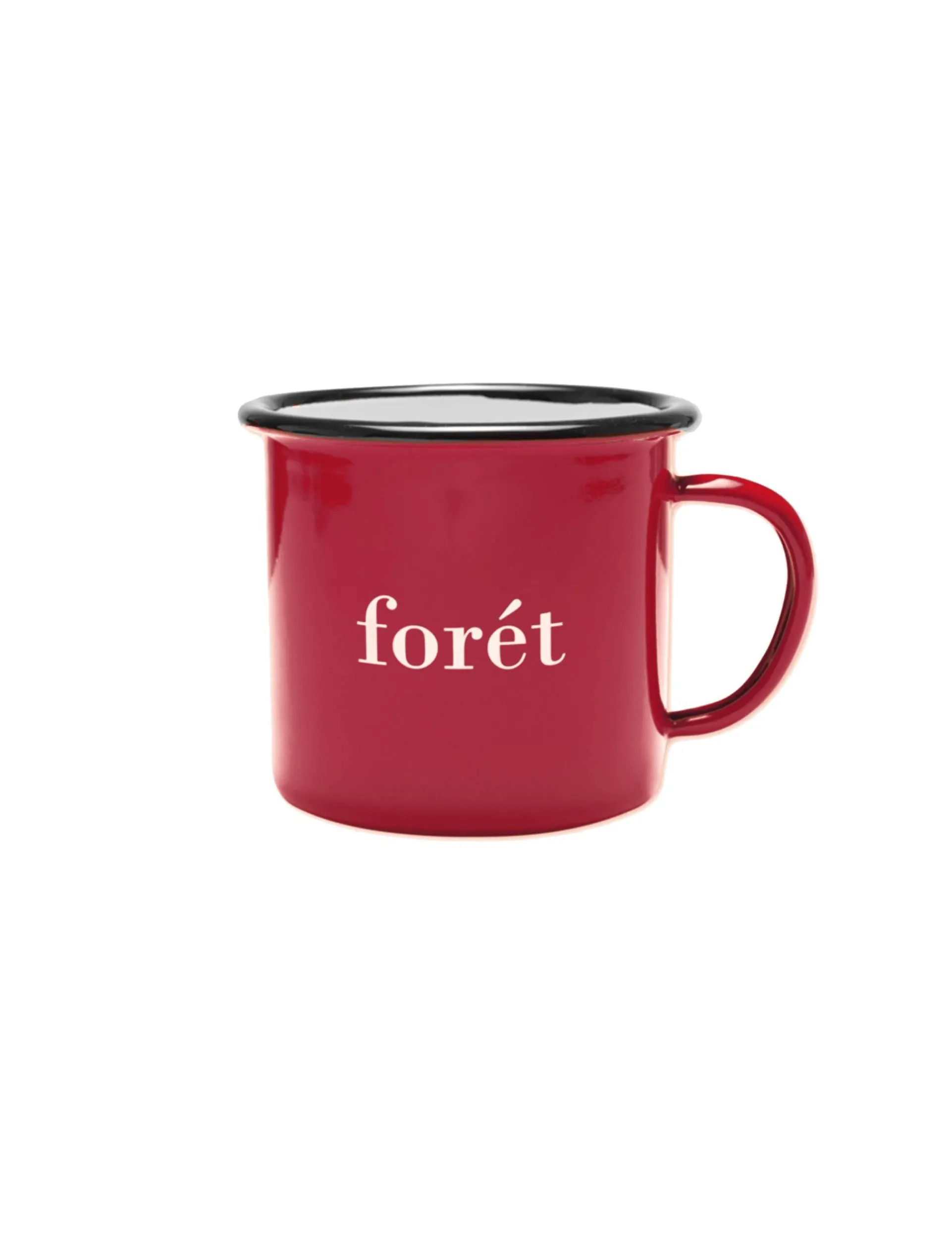 Forét Goods-Bean Enamel Mug-Red