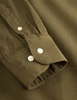 Men Forét Shirts-Bear Shirt-Army