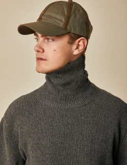 Men Forét Caps-Bird Cap-Army/Dark Olive