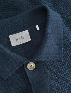 Men Forét Knitwear-Boat Knit-Navy
