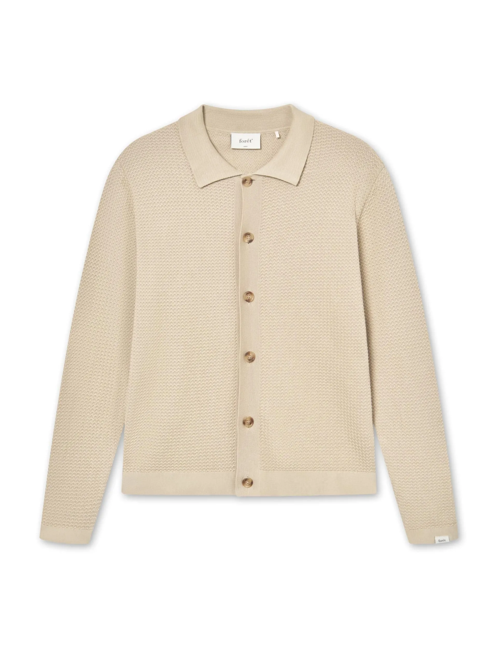Men Forét Sweatshirts-Boat Knit-Oat