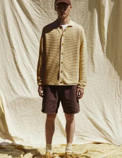 Men Forét Sweatshirts-Boat Knit-Oat
