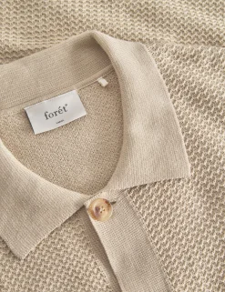 Men Forét Sweatshirts-Boat Knit-Oat