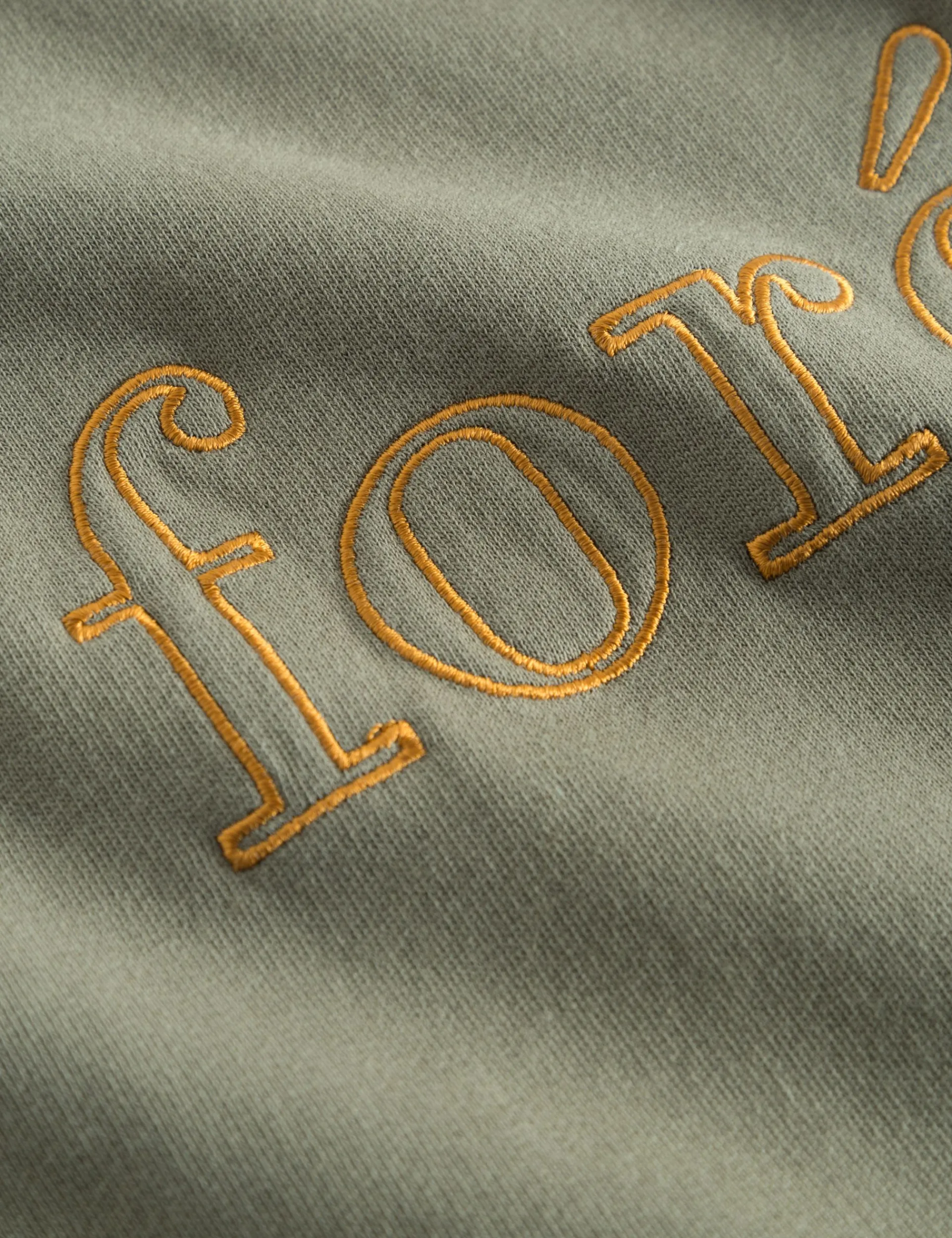 Men Forét Sweatshirts-Border Sweatshirt-Tea/Rubber