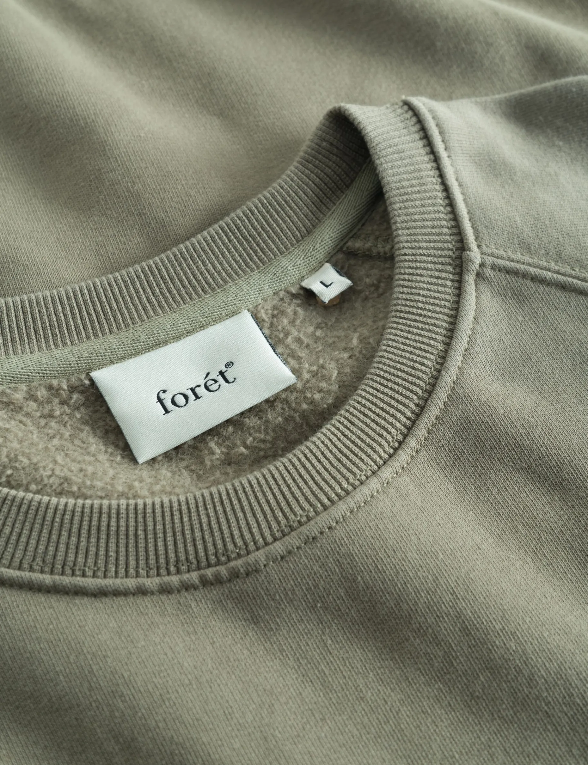 Men Forét Sweatshirts-Border Sweatshirt-Tea/Rubber