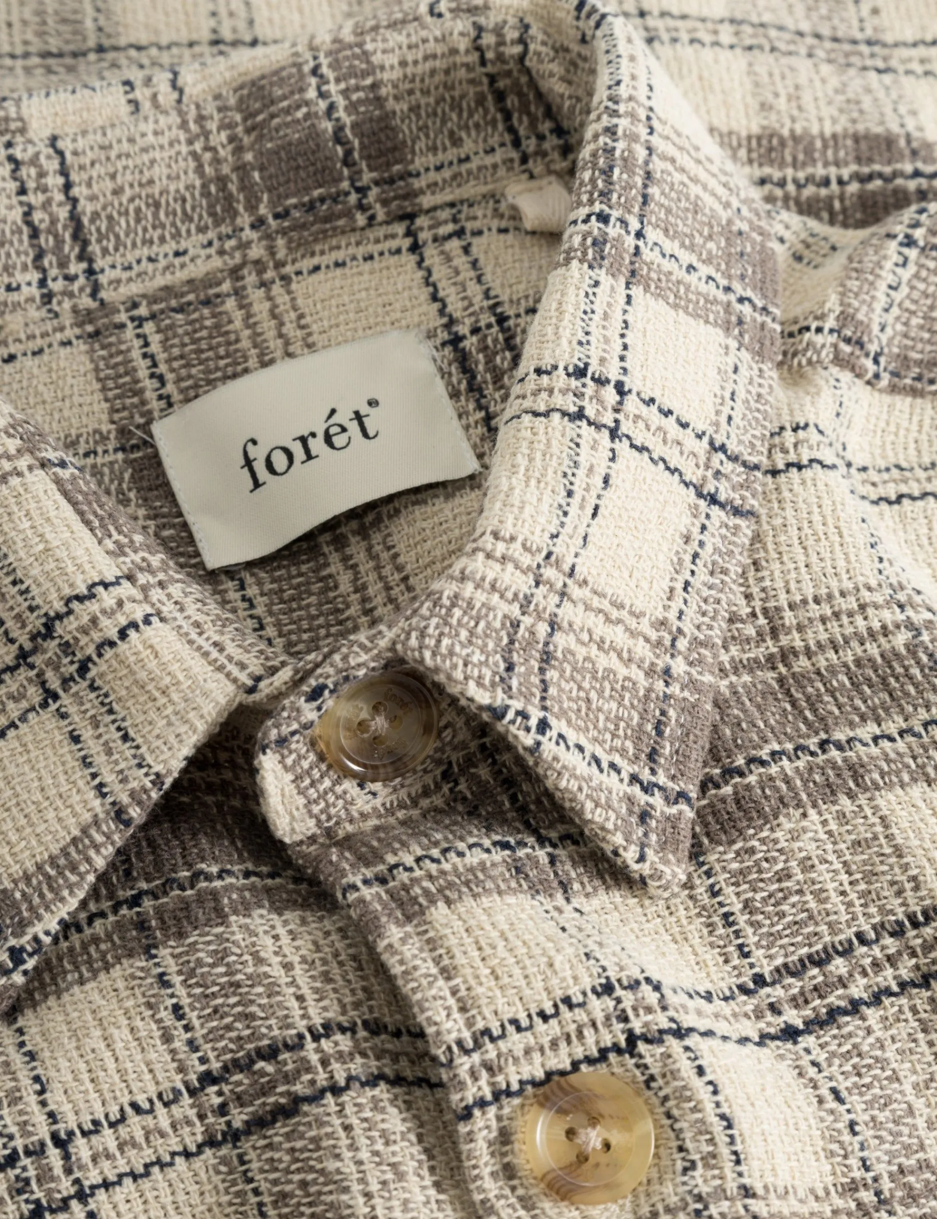 Men Forét Shirts-Buzz Shirt-Khaki