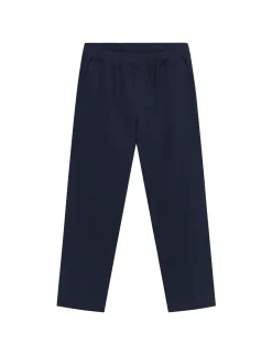 Men Forét Pants-Calm Pants-Navy Seersucker