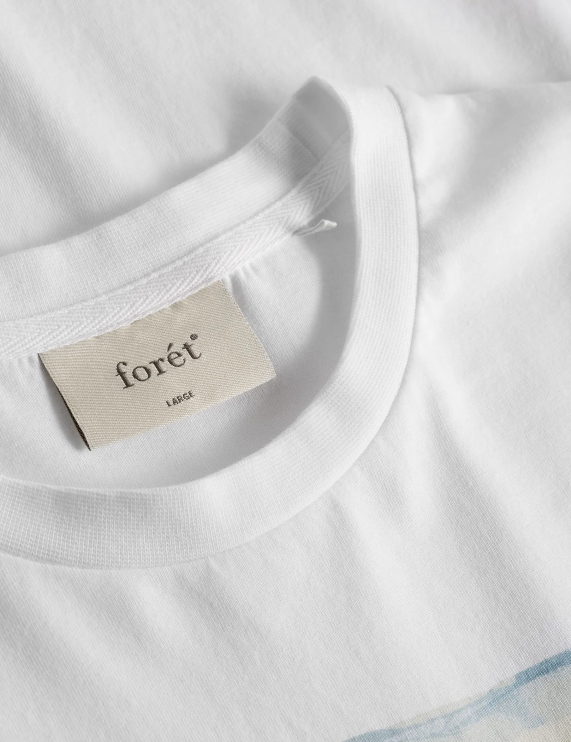 Men Forét T-Shirts-Canoe Longsleeve-White