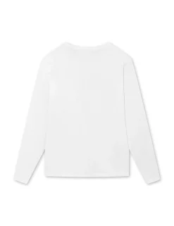 Men Forét T-Shirts-Canoe Longsleeve-White