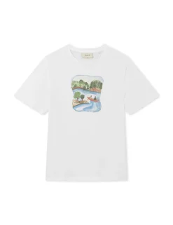 Men Forét T-Shirts-Canoe T-Shirt-White