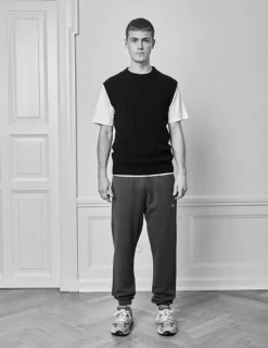 Men Forét Pants-Cattle Sweatpants-Black