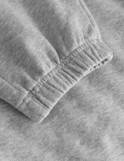 Men Forét Pants-Cattle Sweatpants-Light Grey Mel
