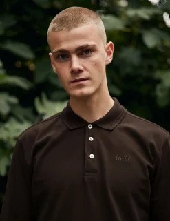 Men Forét T-Shirts-Cave Longsleeve-Black