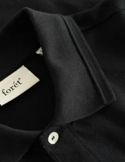 Men Forét T-Shirts-Cave Longsleeve-Black