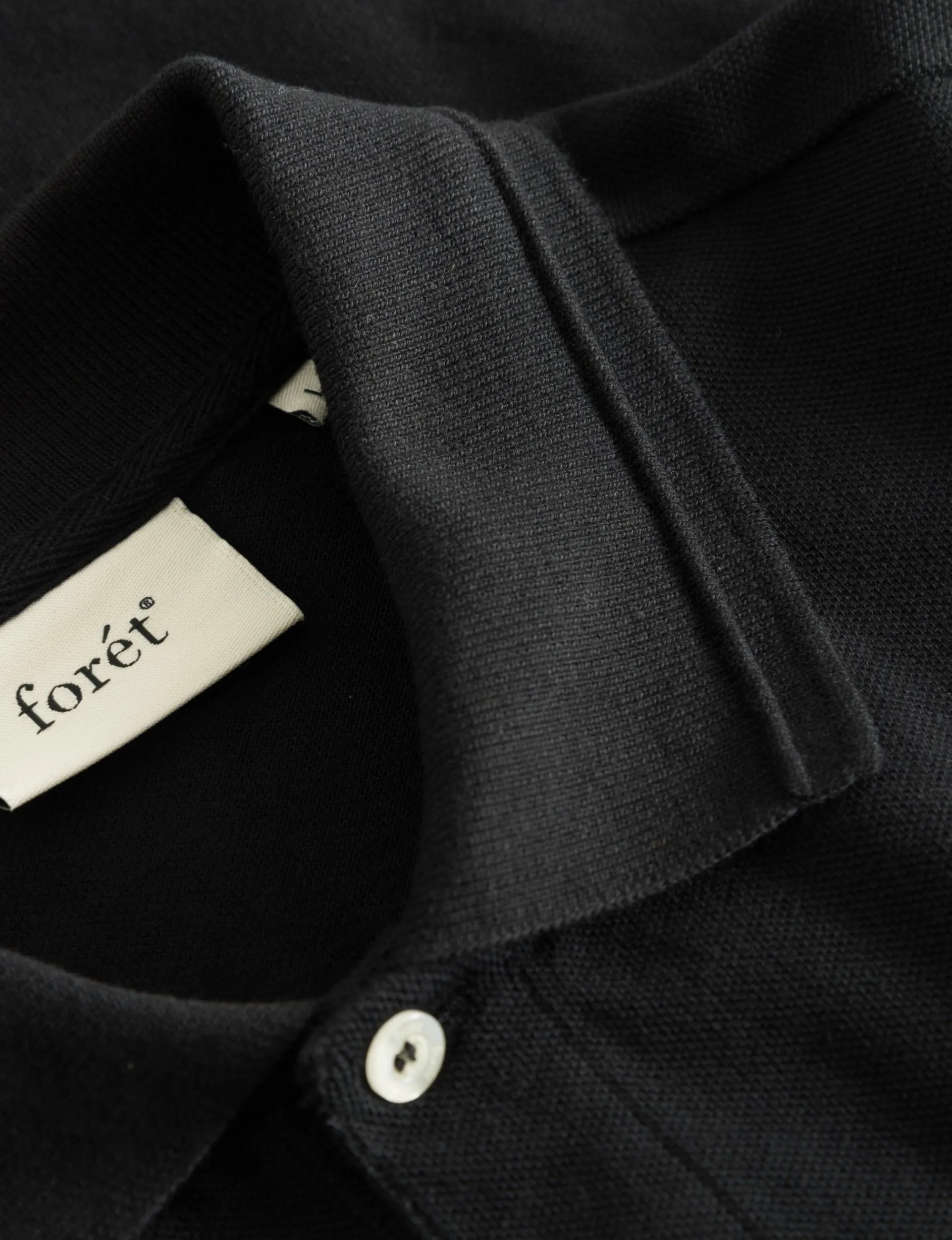 Men Forét T-Shirts-Cave Longsleeve-Black