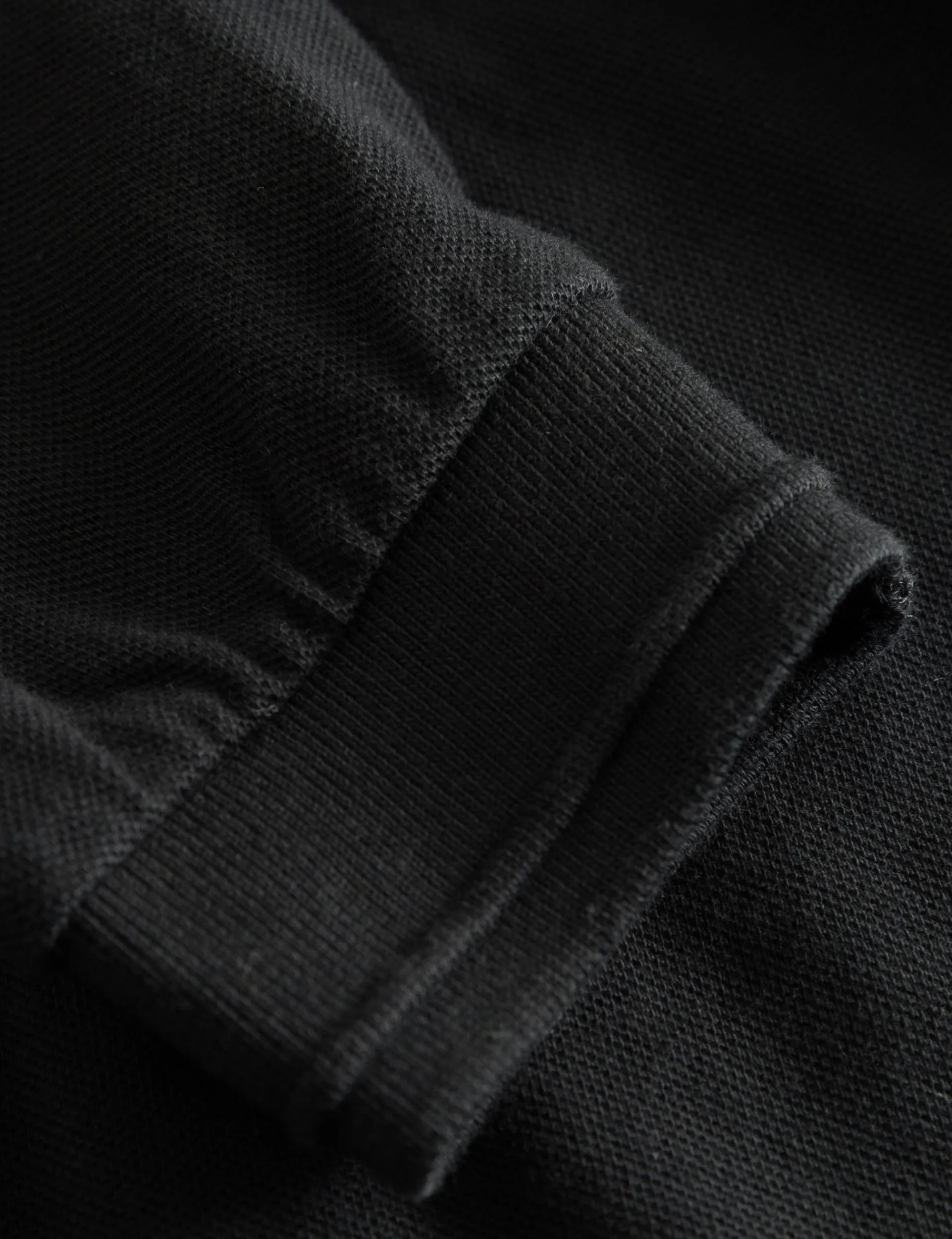 Men Forét T-Shirts-Cave Longsleeve-Black