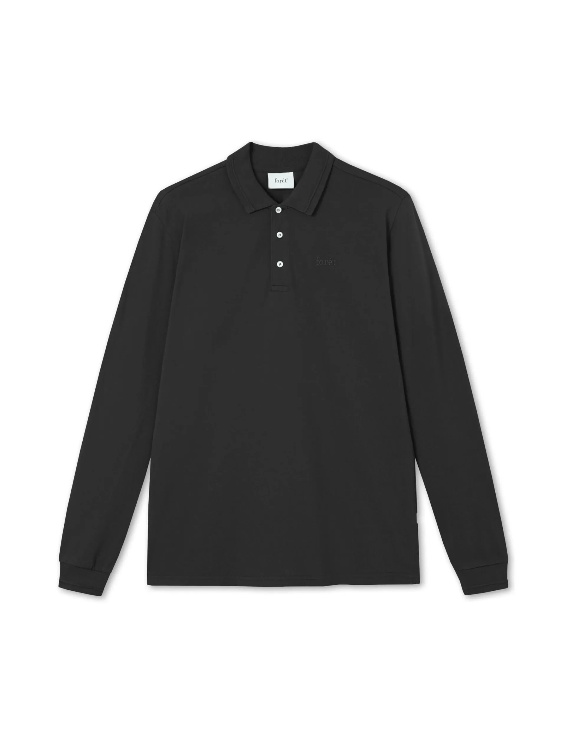 Men Forét Sweatshirts-Cave Longsleeve-Black