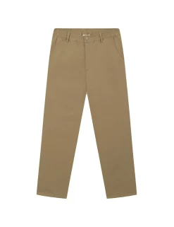 Men Forét Pants-Clay Herringbone Pants-Khaki