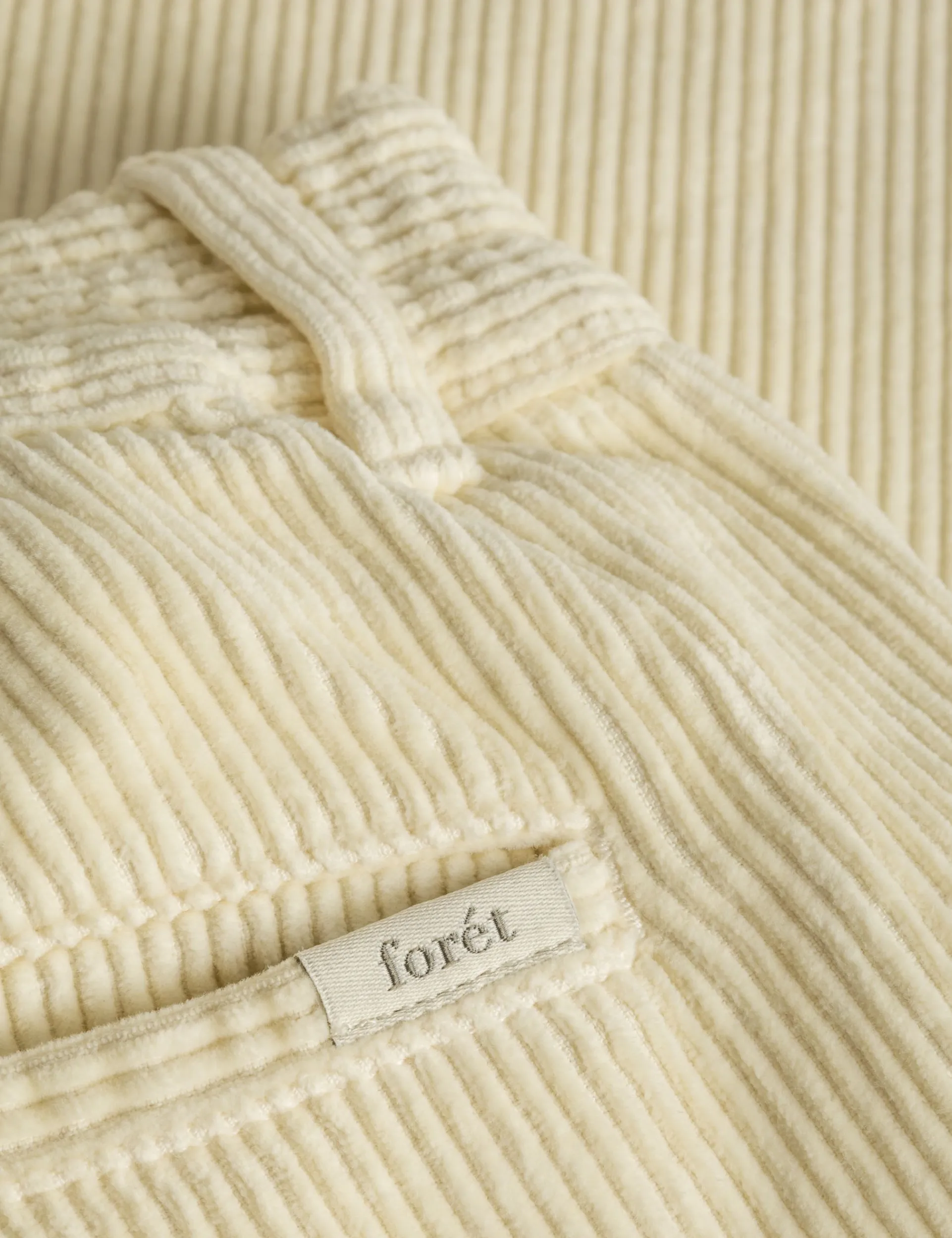 Men Forét Pants-Clay Pants-Cream Corduroy
