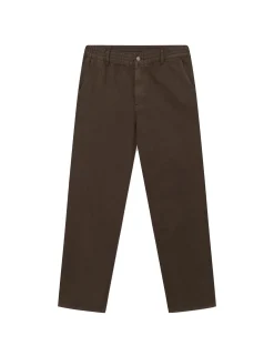 Men Forét Pants-Clay Pants-Deep Brown Twill
