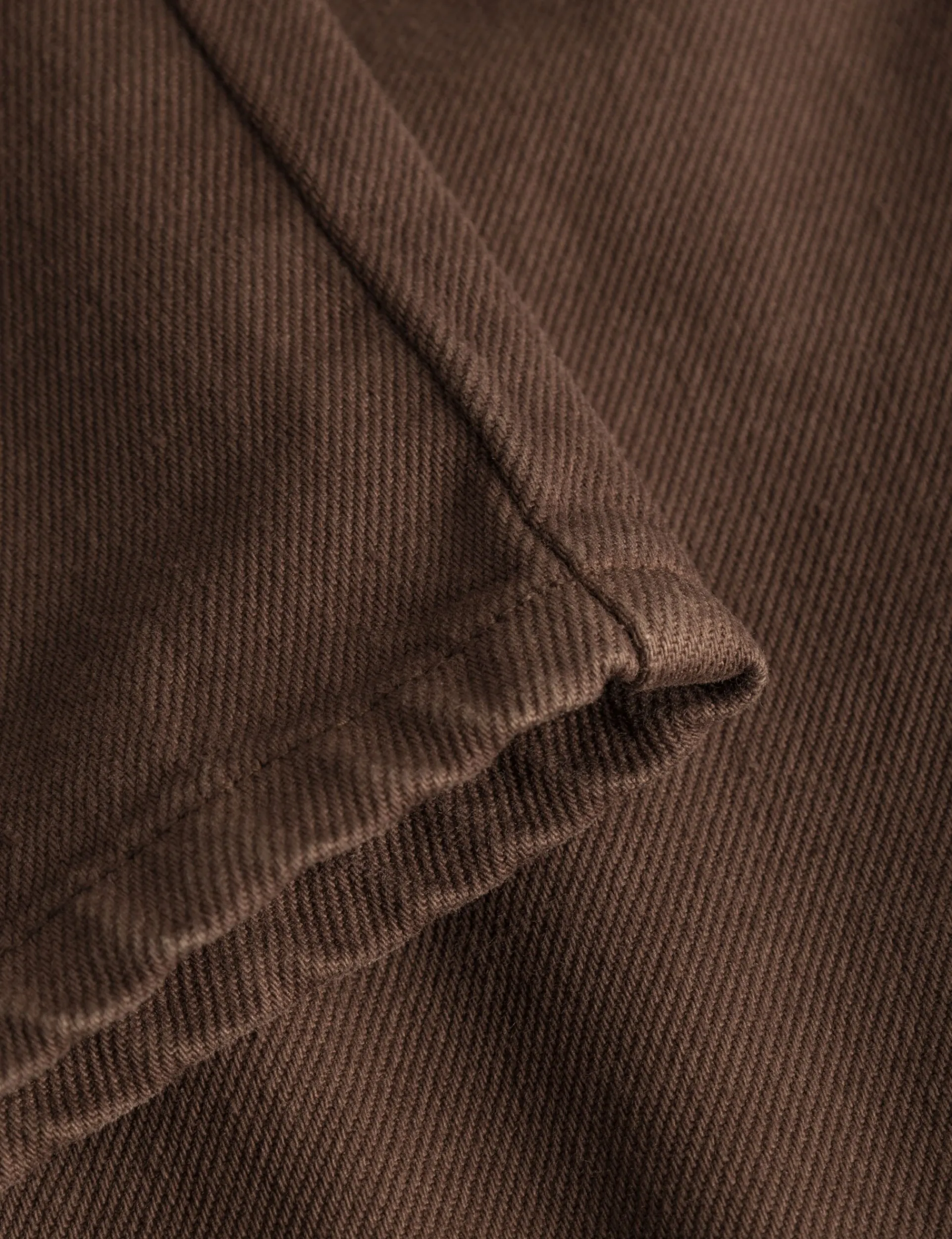 Men Forét Pants-Clay Pants-Deep Brown Twill