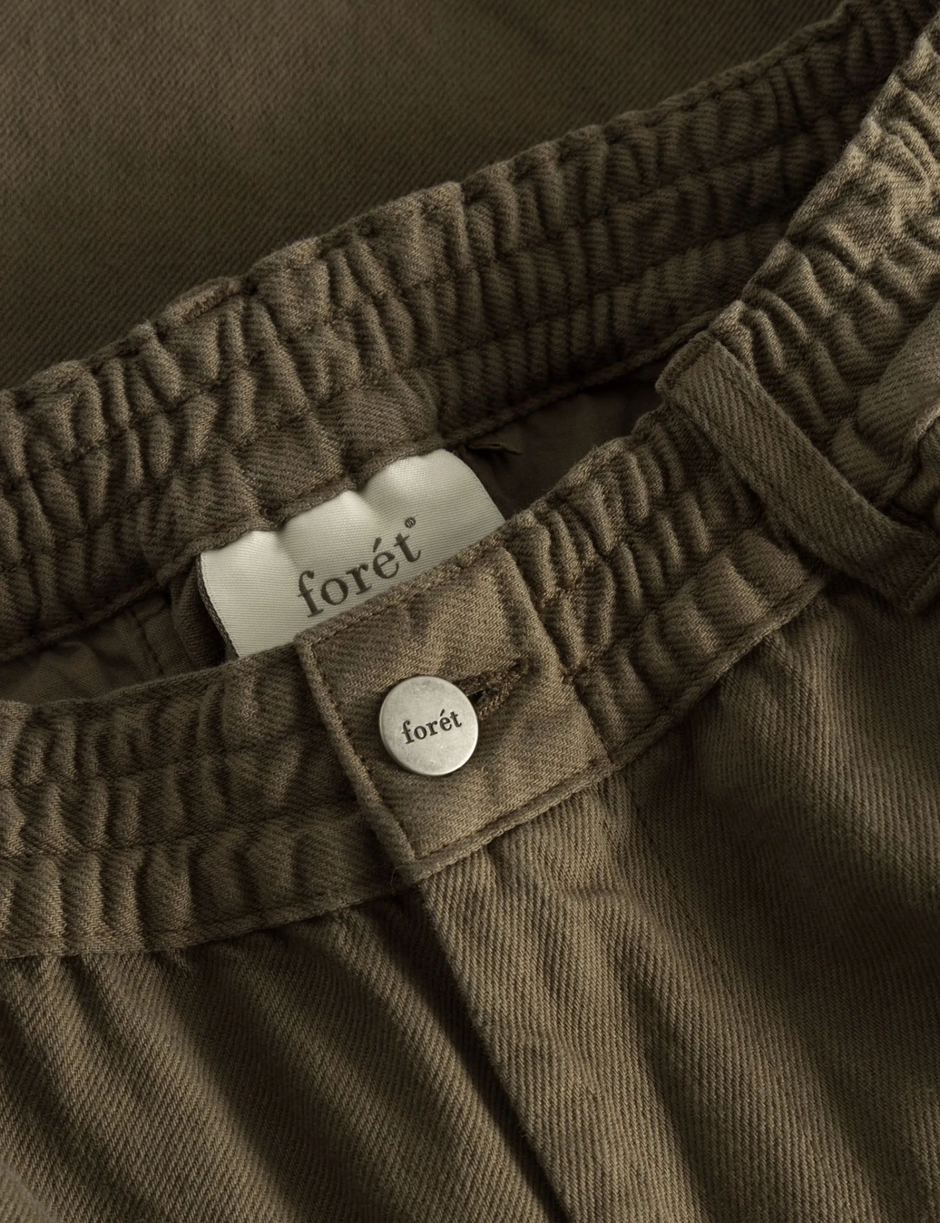 Men Forét Pants-Clay Pants-Stone Twill