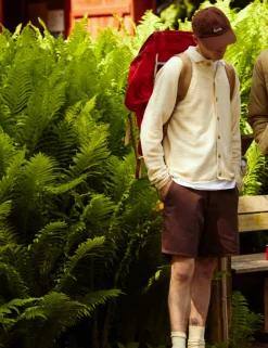 Men Forét Shorts-Clay Shorts-Deep Brown