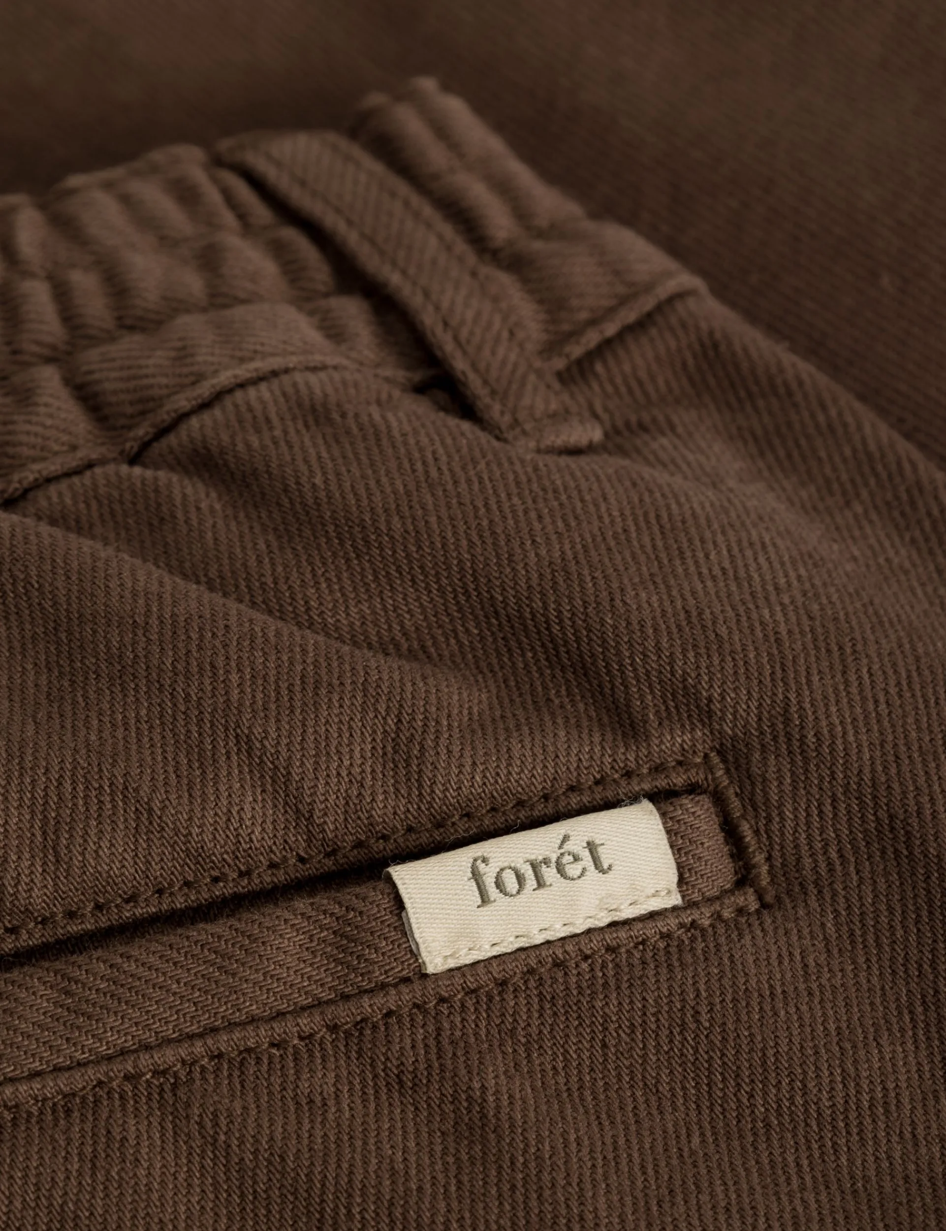 Men Forét Shorts-Clay Shorts-Deep Brown