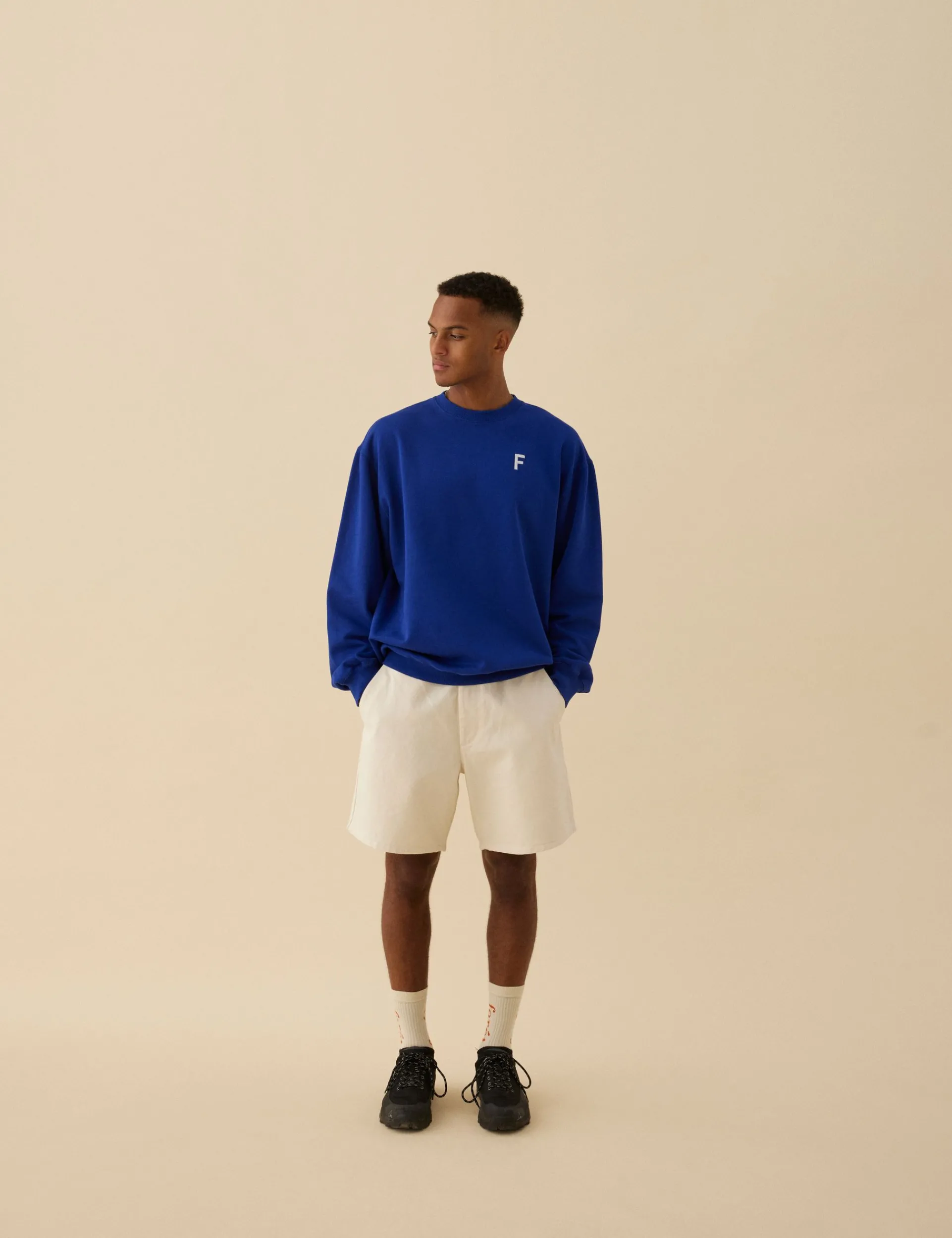 Men Forét Shorts-Clay Twill Shorts-Undyed