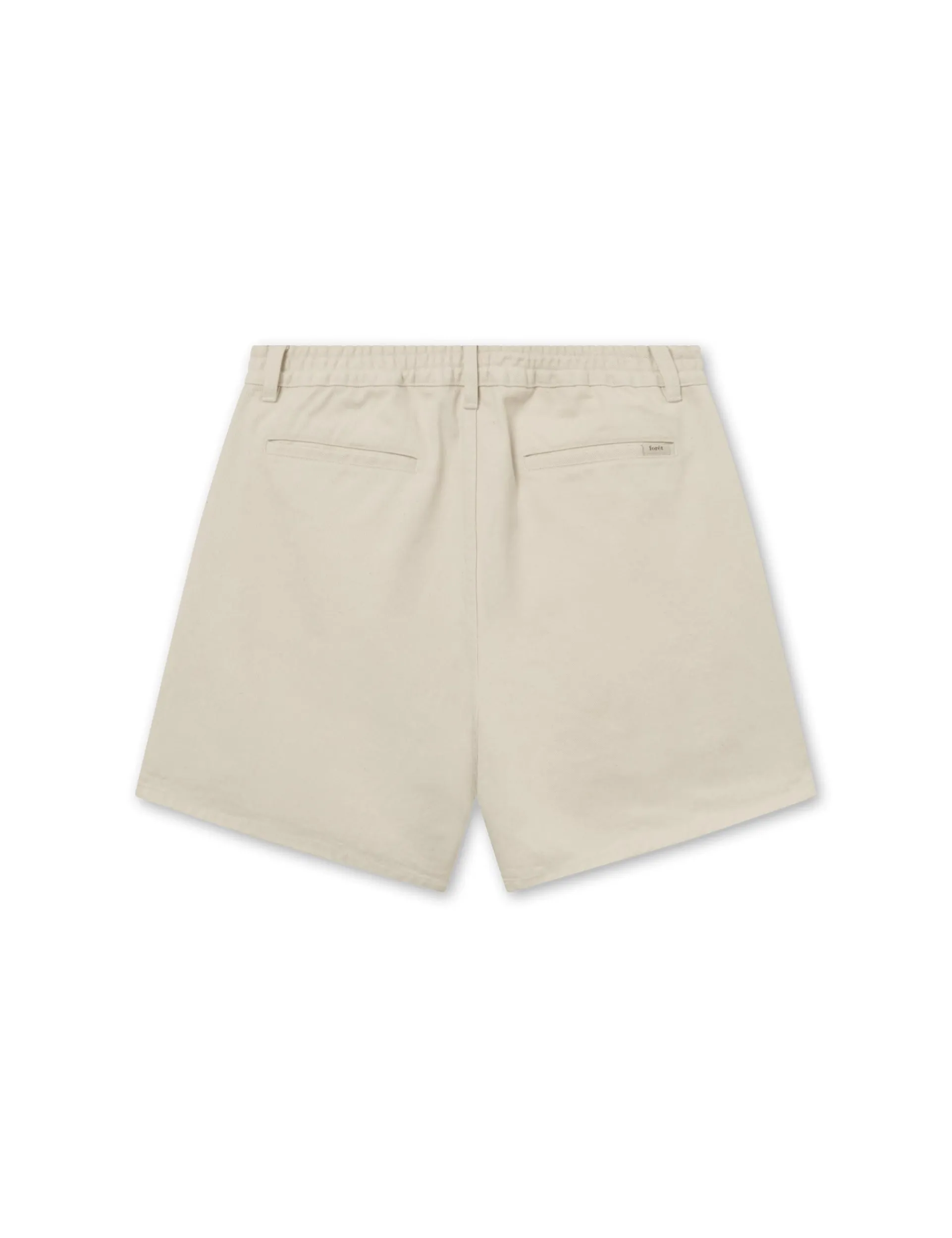Men Forét Shorts-Clay Twill Shorts-Undyed